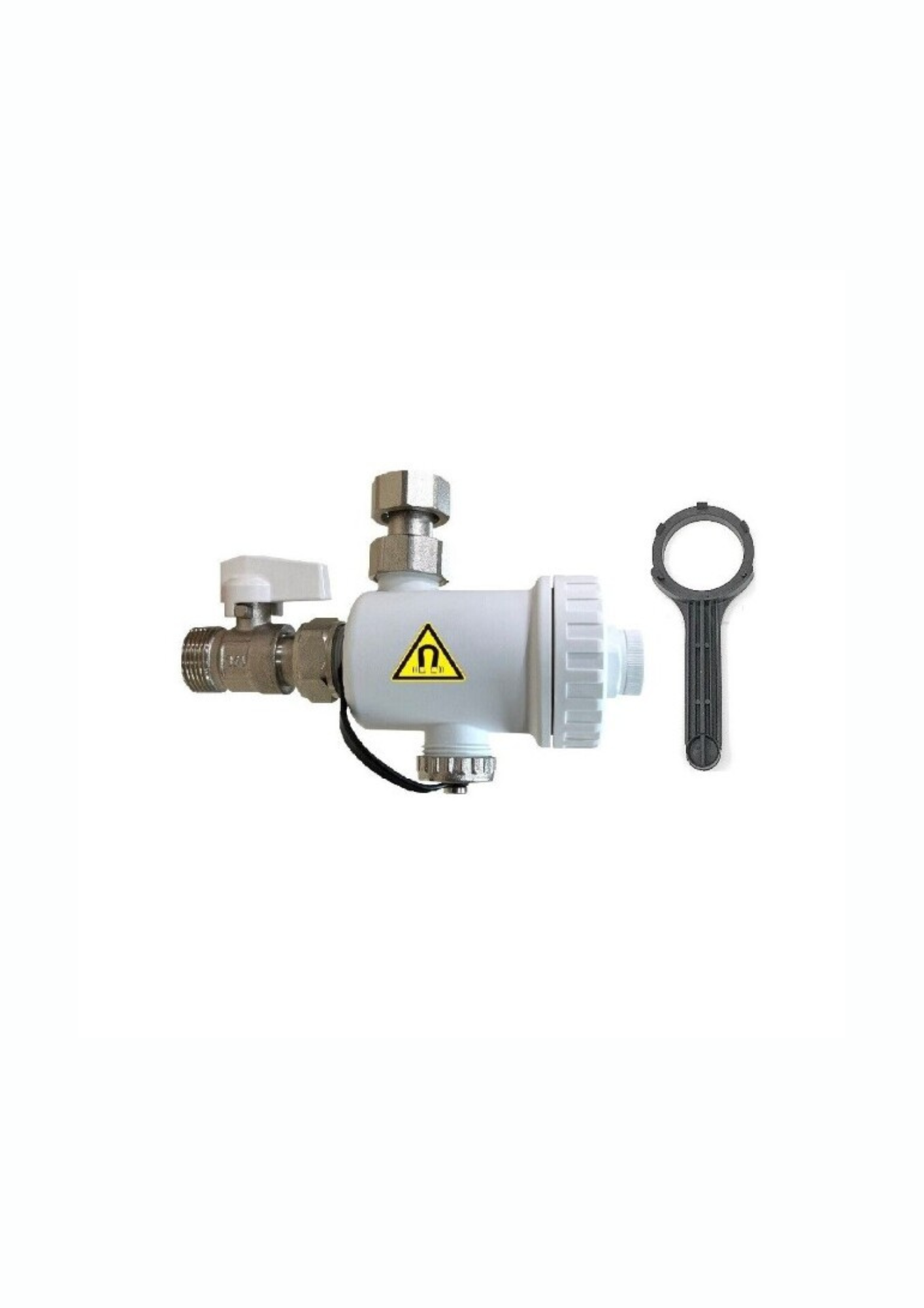 Defangatore magnetico sotto caldaia in plastica