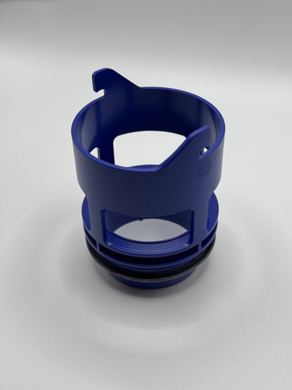 Bacinella con guarnizione Geberit per placca due tasti tondi/ovali