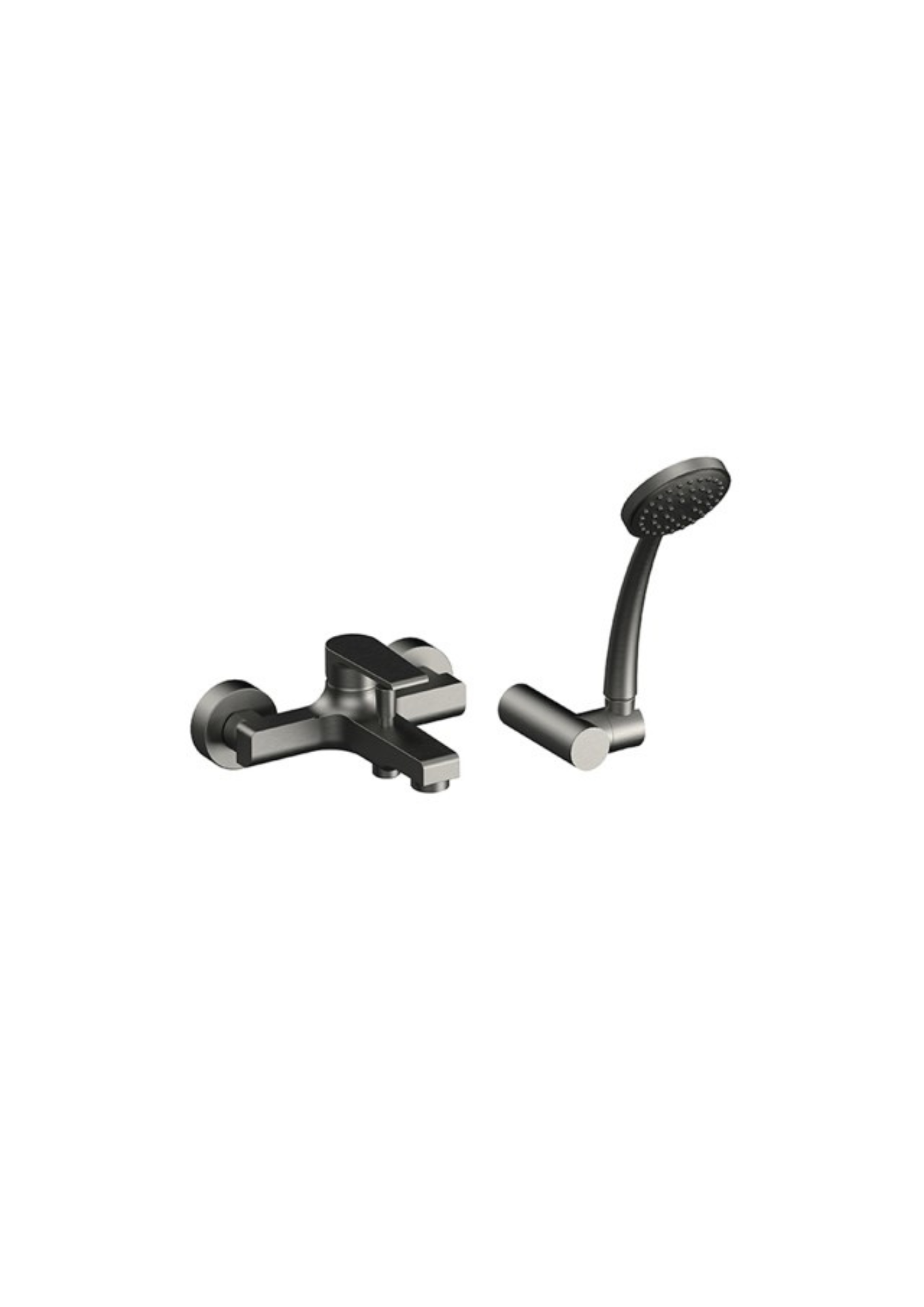 Miscelatore monocomando vasca Mariani Artic nichel spazzolato