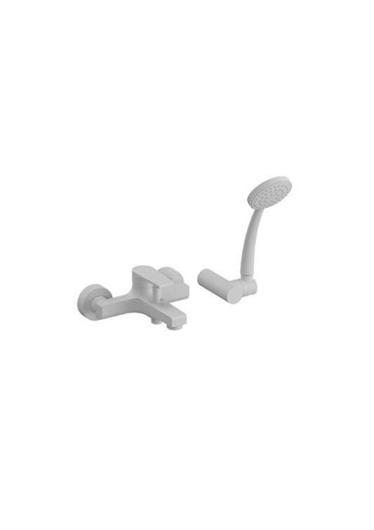 Miscelatore monocomando vasca Mariani Artic bianco opaco