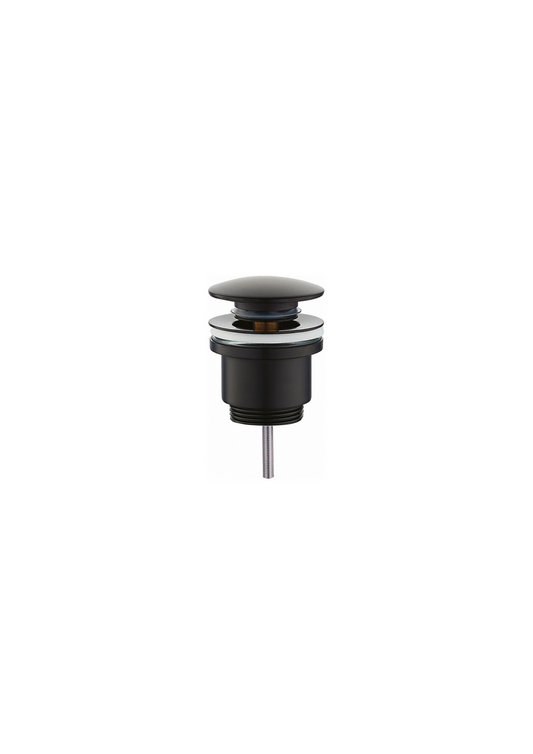 Piletta di scarico click-clack 1 1/4” nera opaca