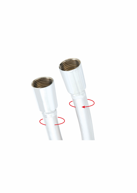 Flessibile antitorsione in silicone 150 cm bianco opaco