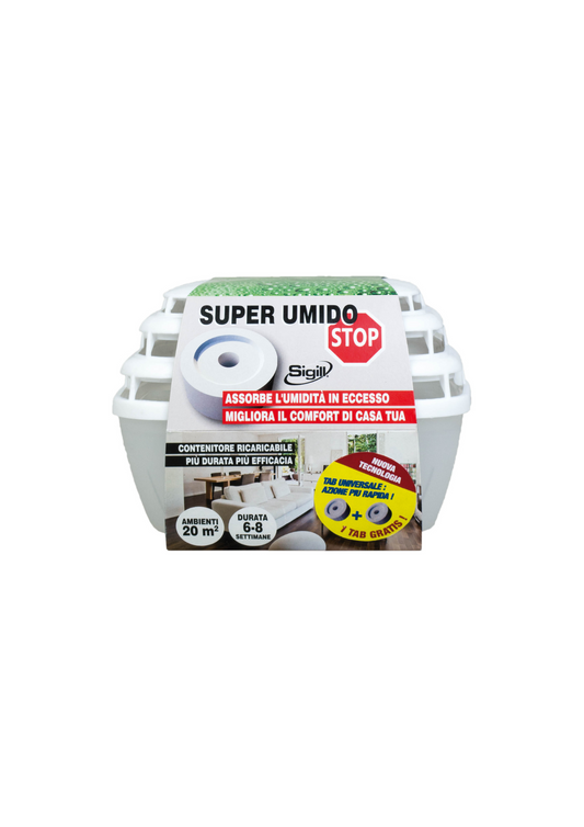 Deumidificatore per ambienti Super Umido stop